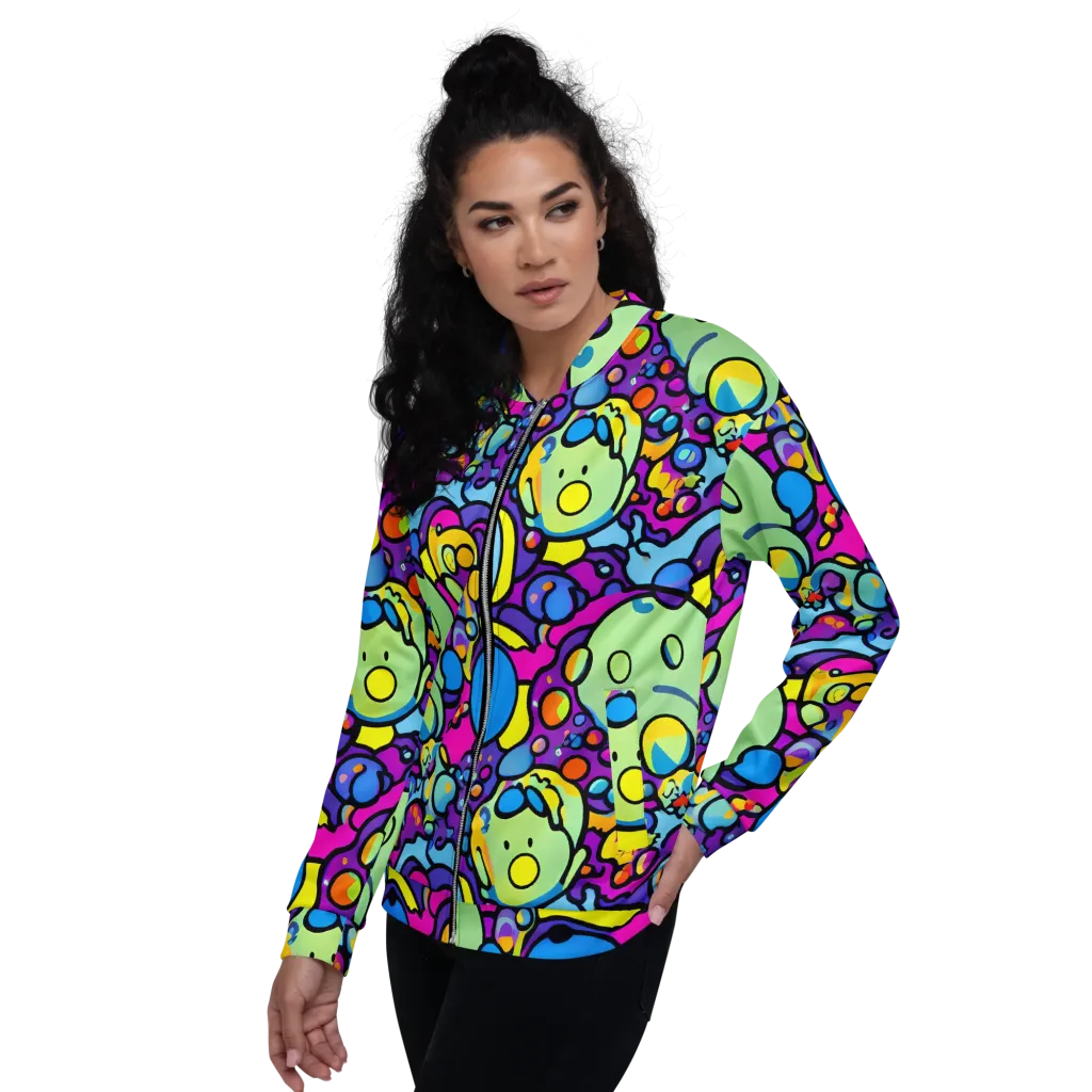 Enchanted Orbs on Bomber Jacket — Left