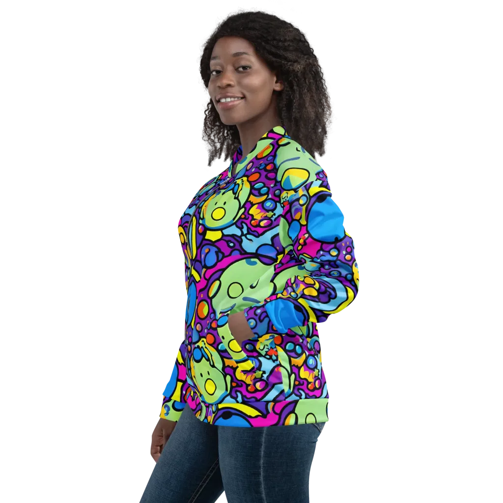 Enchanted Orbs on Bomber Jacket — Left