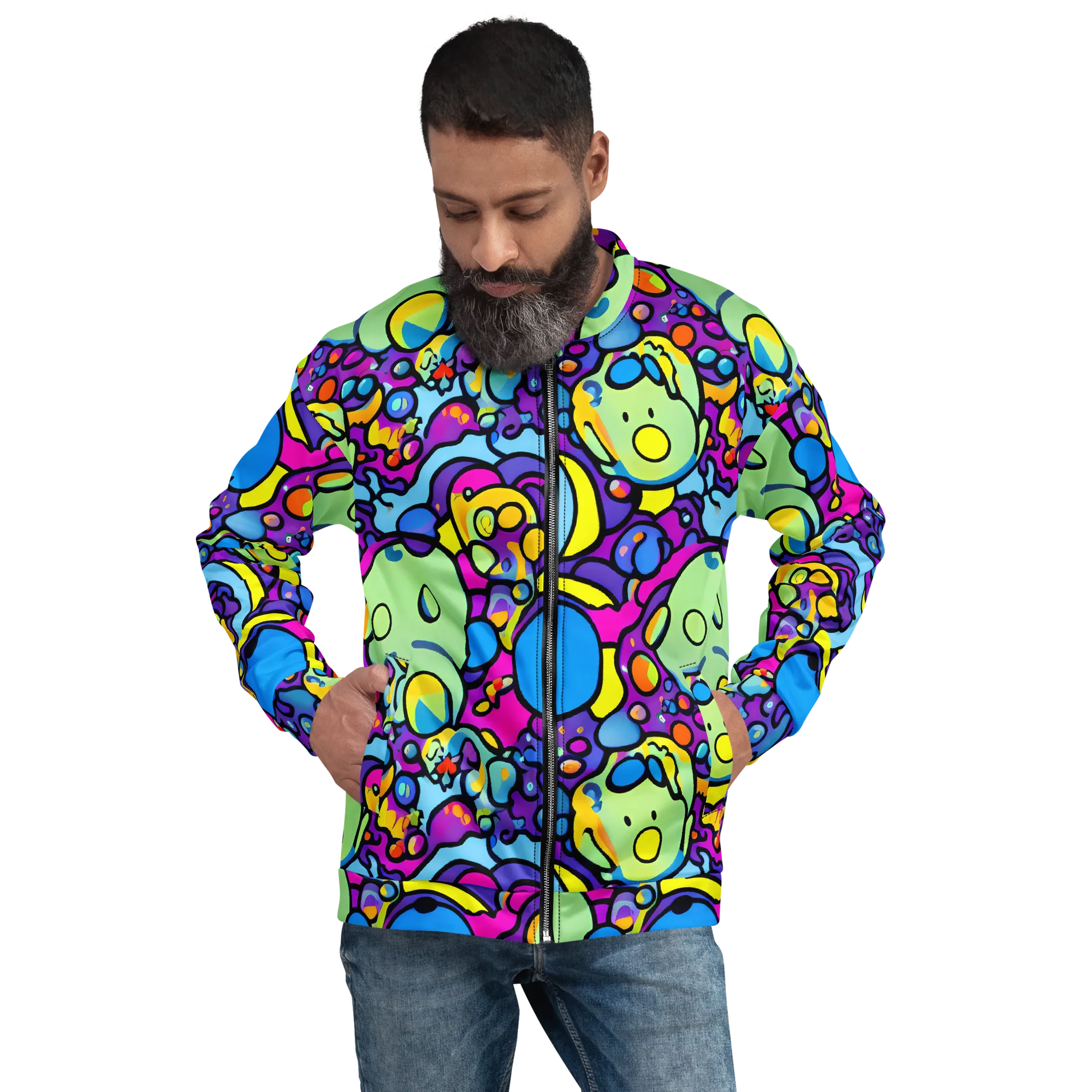 Enchanted Orbs on Bomber Jacket — Front