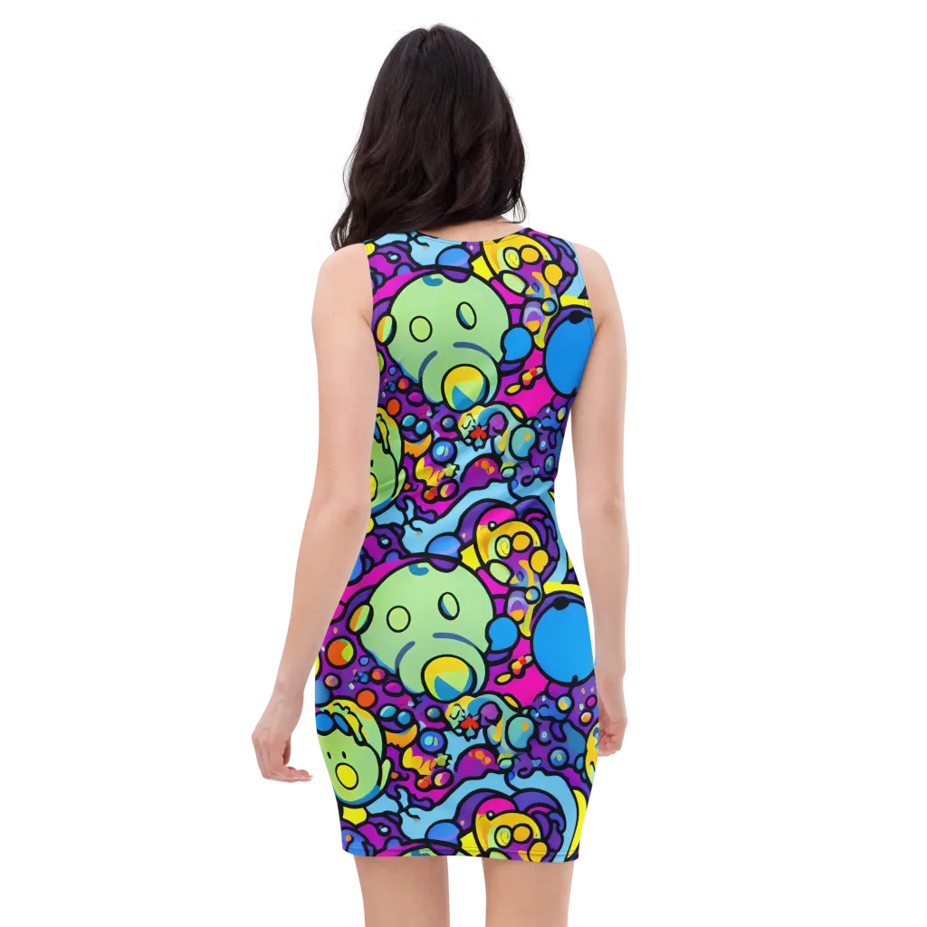 Enchanted Orbs on Bodycon Dress — Back