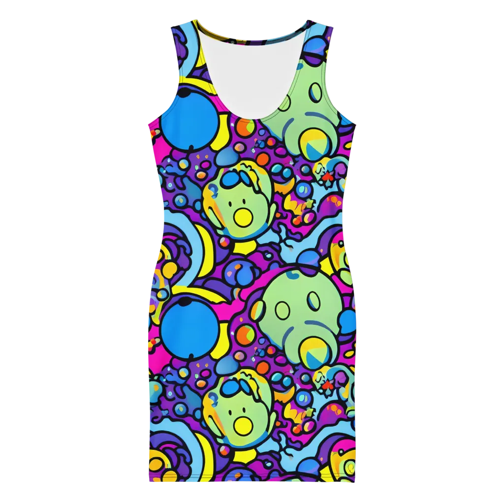 Enchanted Orbs on Bodycon Dress — Front
