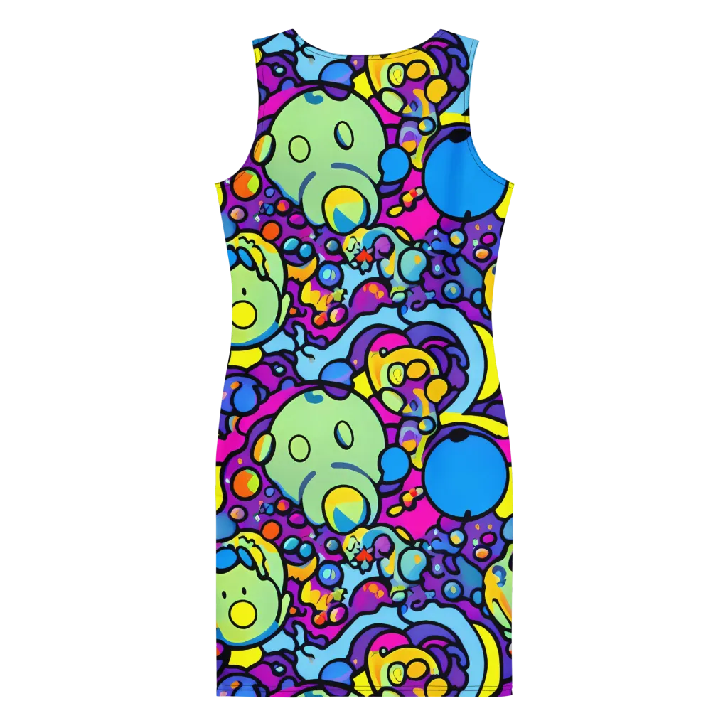 Enchanted Orbs on Bodycon Dress — Back