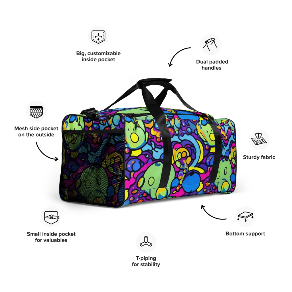 Enchanted Orbs on Duffle Bag — Right Front