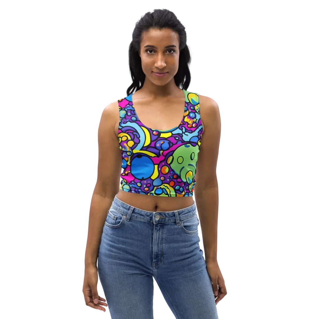 Enchanted Orbs on Crop Top — Front