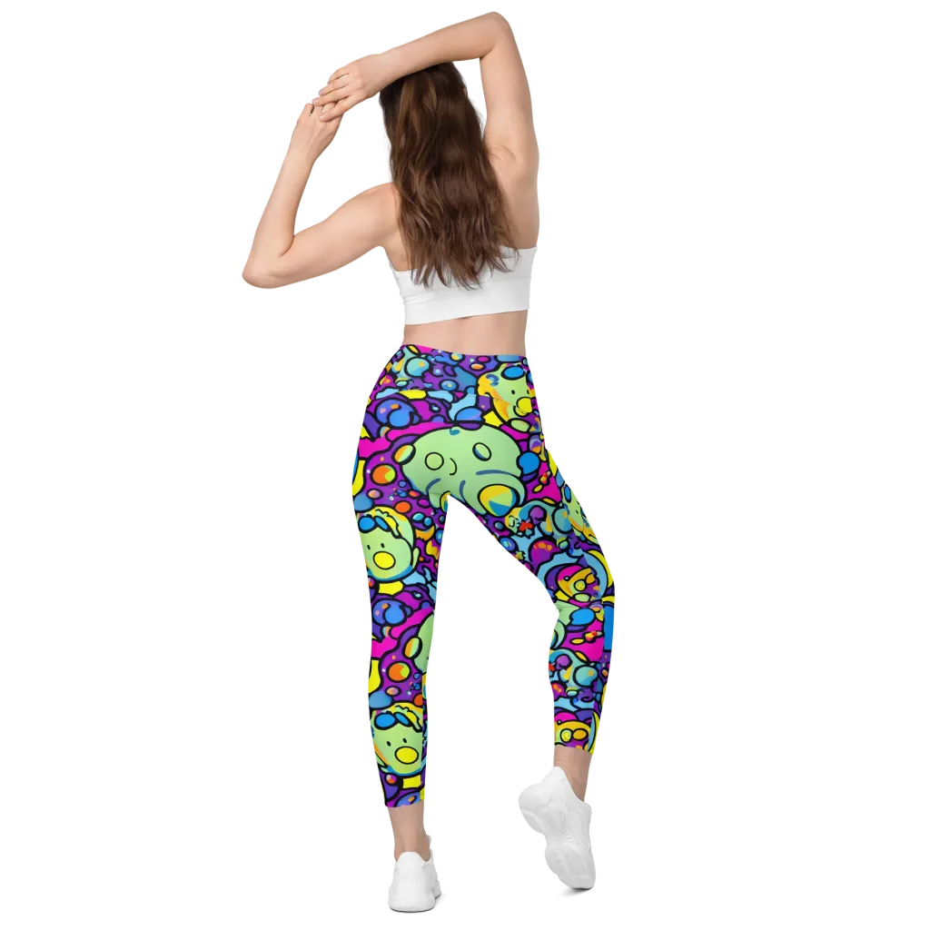 Enchanted Orbs on Leggings with Pockets — Back