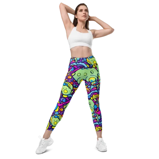 Enchanted Orbs on a Leggings with Pockets