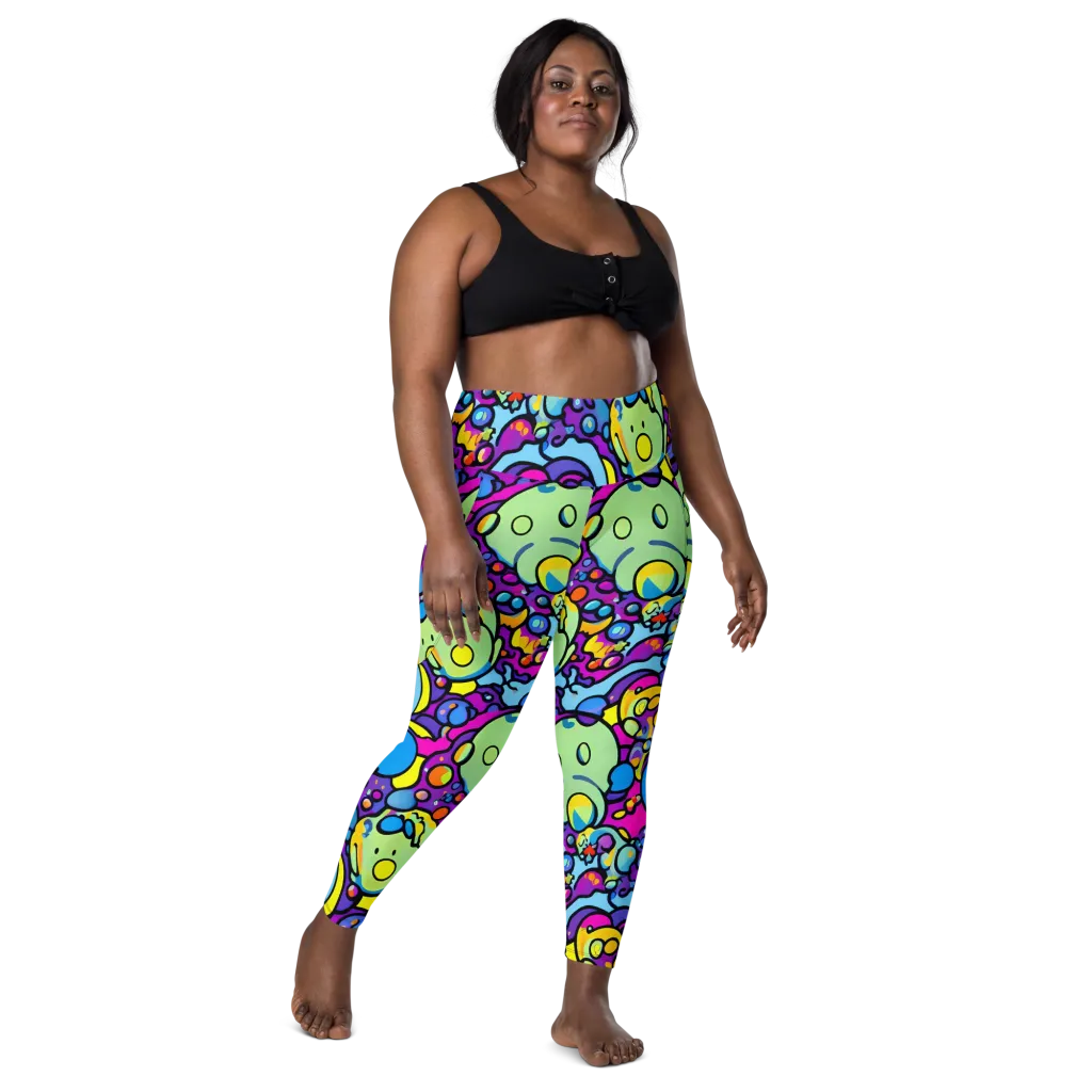 Enchanted Orbs on Leggings with Pockets — Front