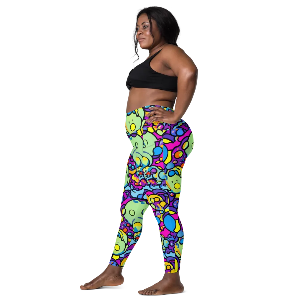 Enchanted Orbs on Leggings with Pockets — Left