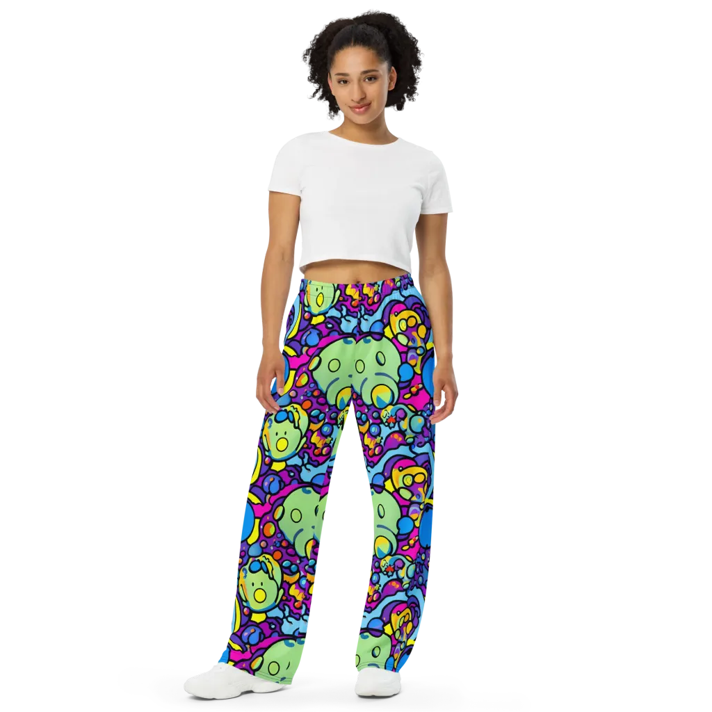 Enchanted Orbs on Wide-Leg Pants — Front