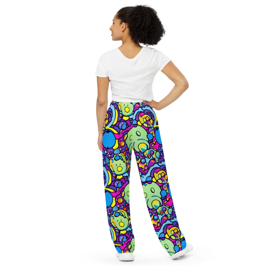 Enchanted Orbs on Wide-Leg Pants — Back