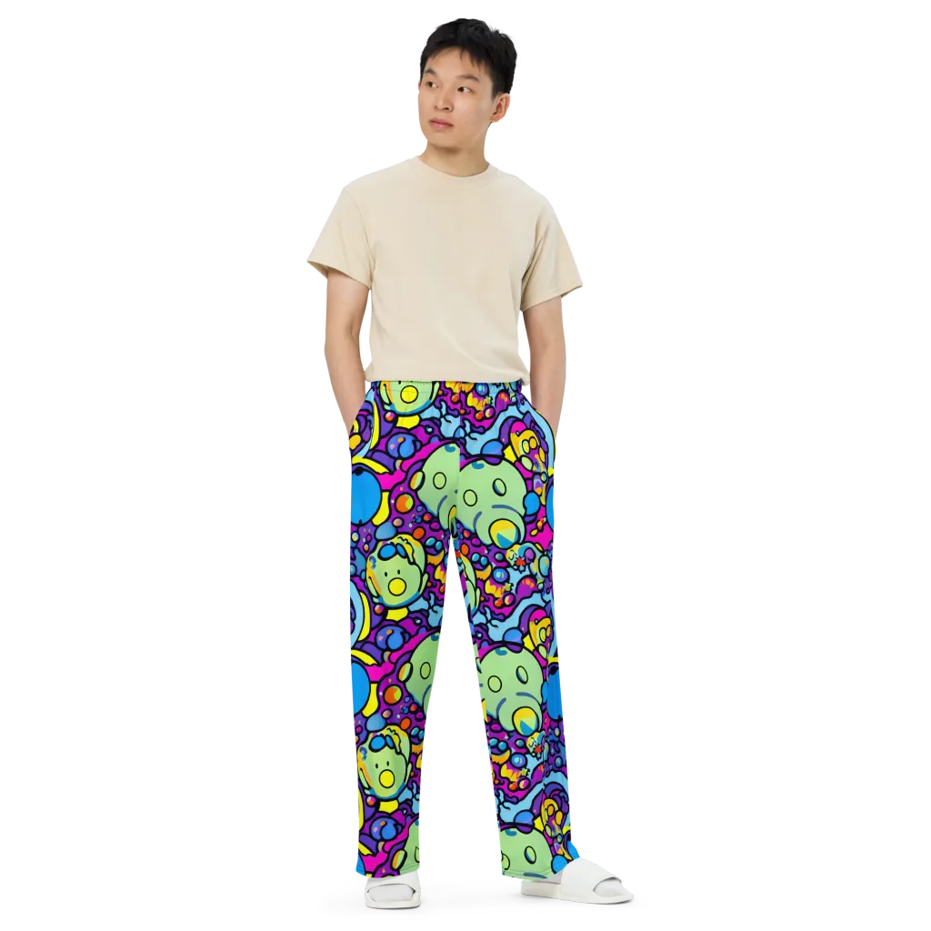 Enchanted Orbs on Wide-Leg Pants — Front