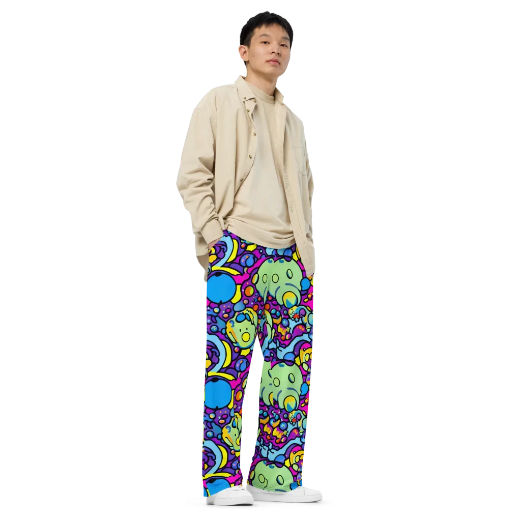 Enchanted Orbs on Wide-Leg Pants — Right Front