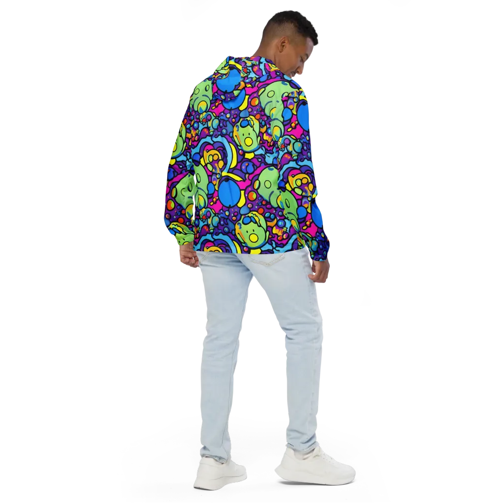 Enchanted Orbs on Men's Windbreaker — Back