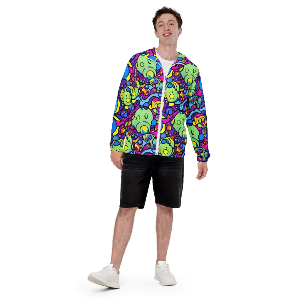 Enchanted Orbs on Men's Windbreaker — Front