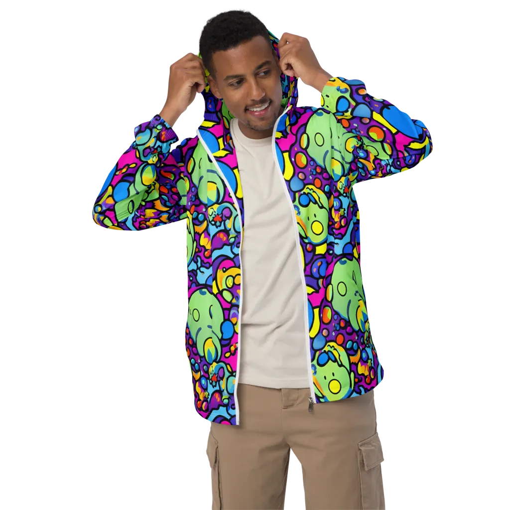 Enchanted Orbs on Men's Windbreaker — Front