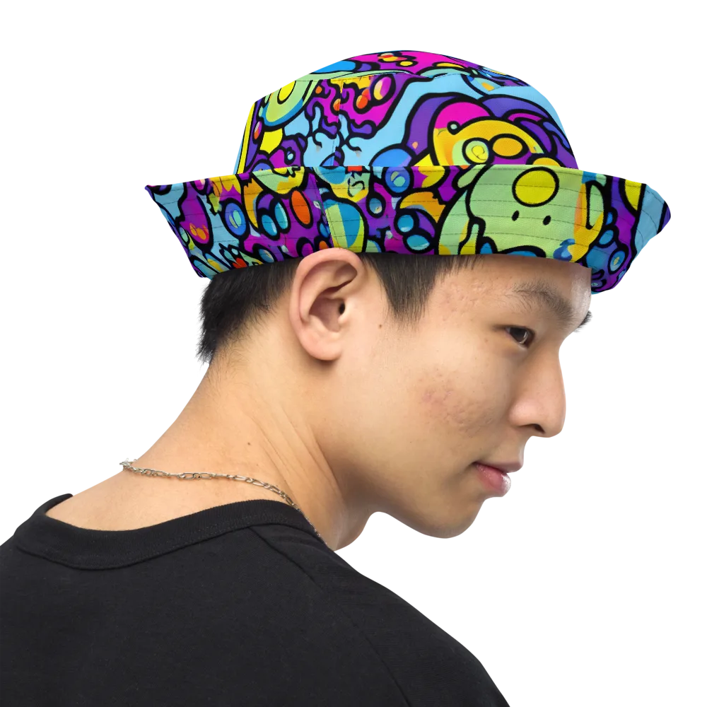 Enchanted Orbs on Reversible Bucket Hat — Right Outside