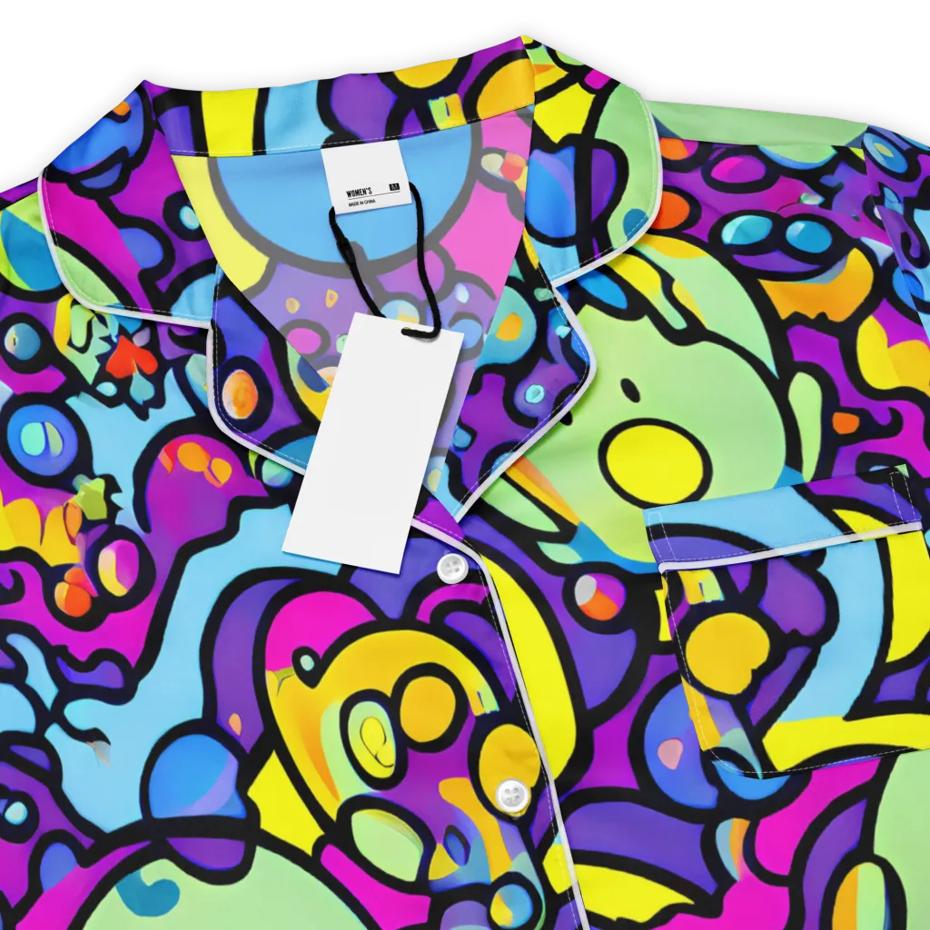 Enchanted Orbs on Women's Short Sleeve Pajama Top — Product details