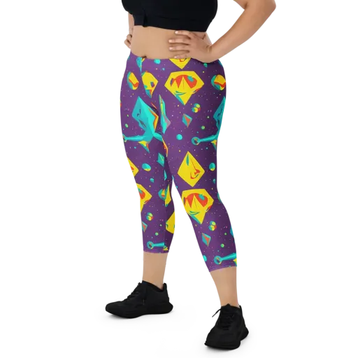 Cascading Prism on a Capri Leggings
