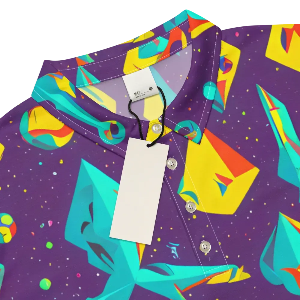 Cascading Prism on Men's Slim Fit Polo Shirt — Product details