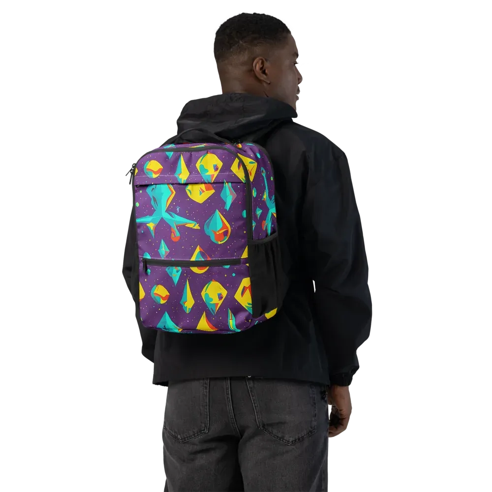 Cascading Prism on Utility Backpack — Back