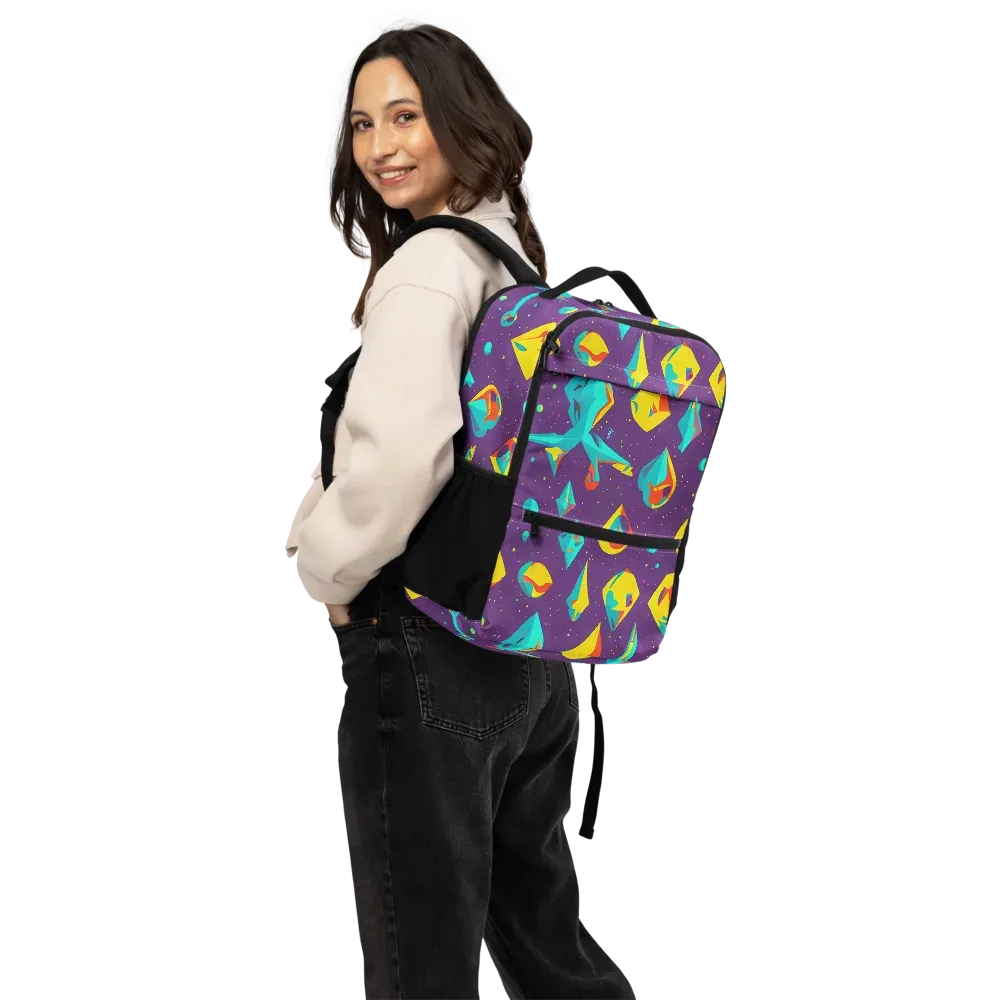 Cascading Prism on Utility Backpack — Back