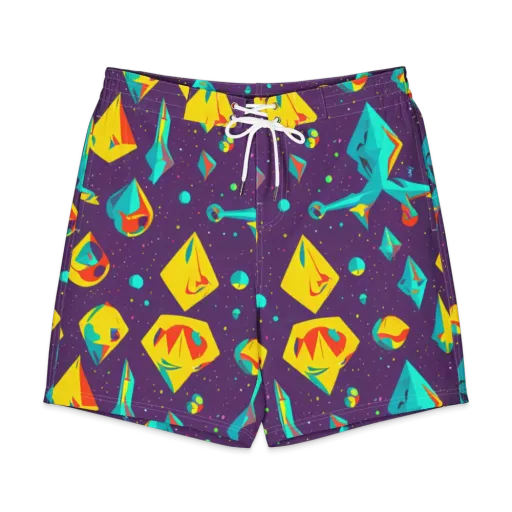 Cascading Prism on a Men's Board Shorts