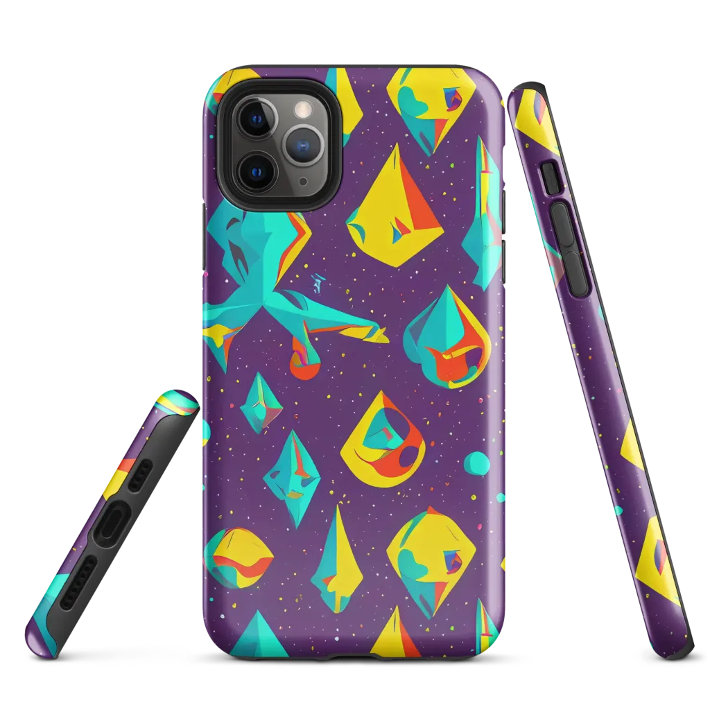 Cascading Prism on Tough Case for iPhone® — Front
