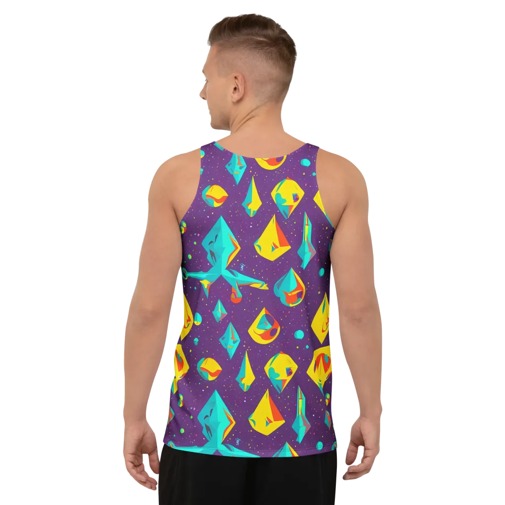 Cascading Prism on Men's Tank Top — Back