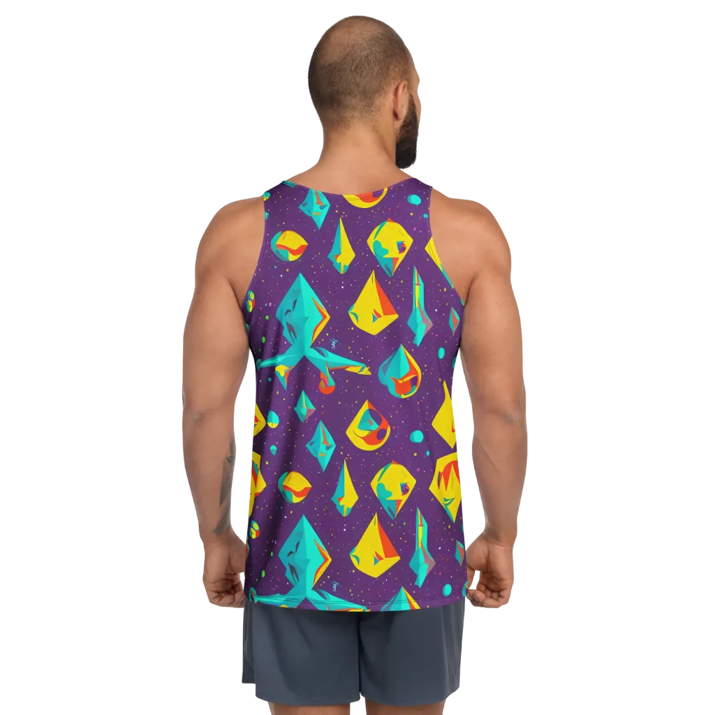 Cascading Prism on Men's Tank Top — Back