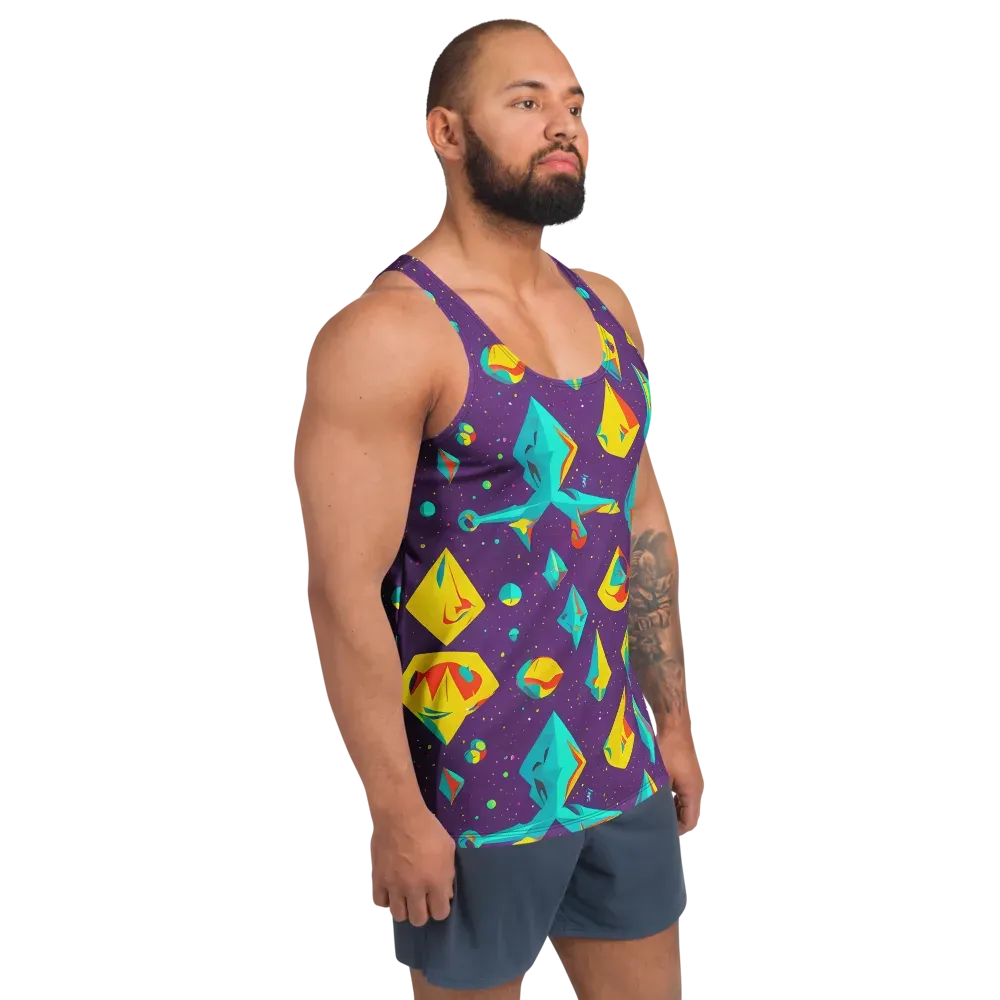 Cascading Prism on Men's Tank Top — Right Front
