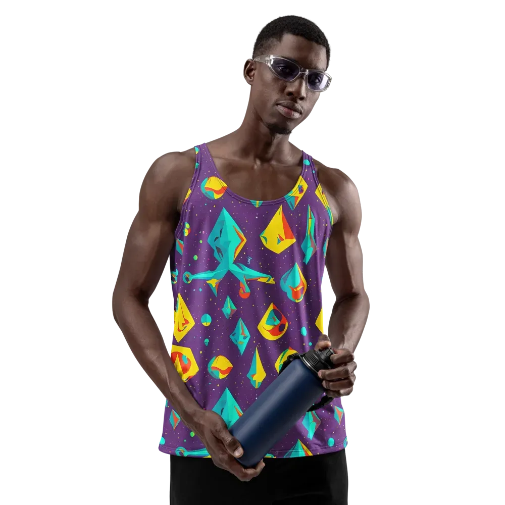 Cascading Prism on Men's Tank Top — Front