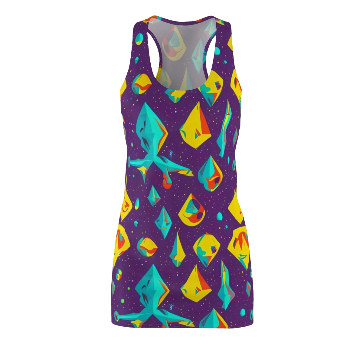 Cascading Prism on Racerback Dress — Front
