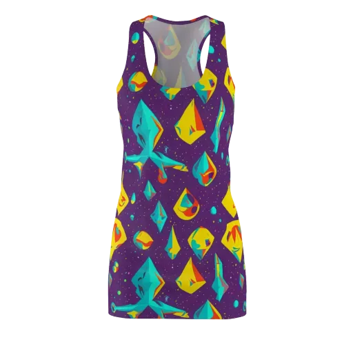 Cascading Prism on a Racerback Dress
