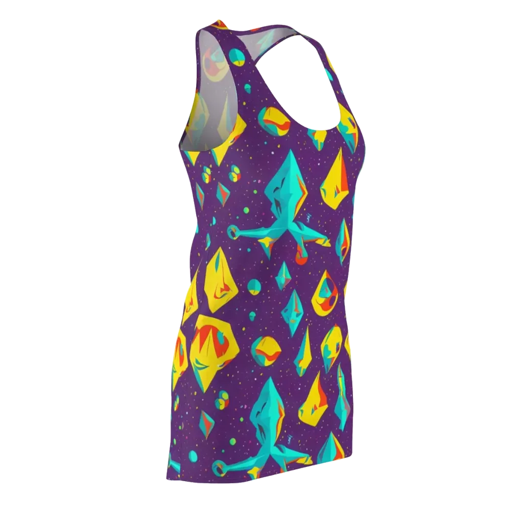 Cascading Prism on Racerback Dress — Front Side