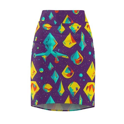Cascading Prism on a Pencil Skirt