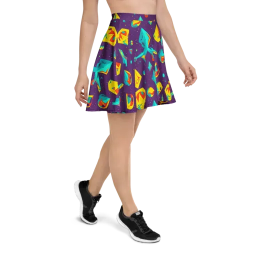 Cascading Prism on a Skater Skirt