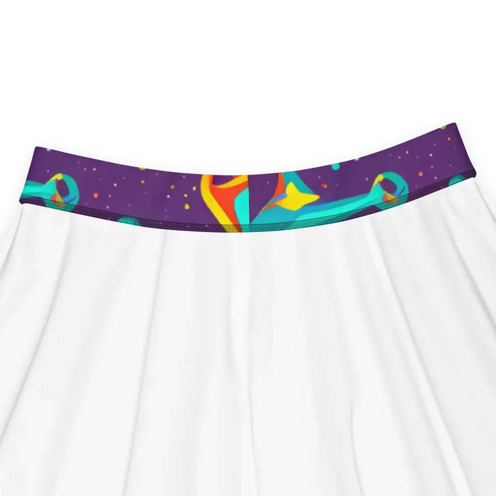 Cascading Prism on Skater Skirt — Product details