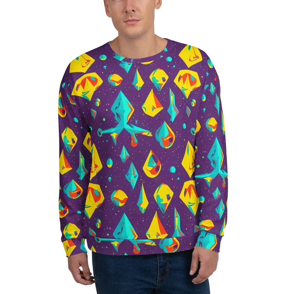 Cascading Prism on Sweatshirt — Front