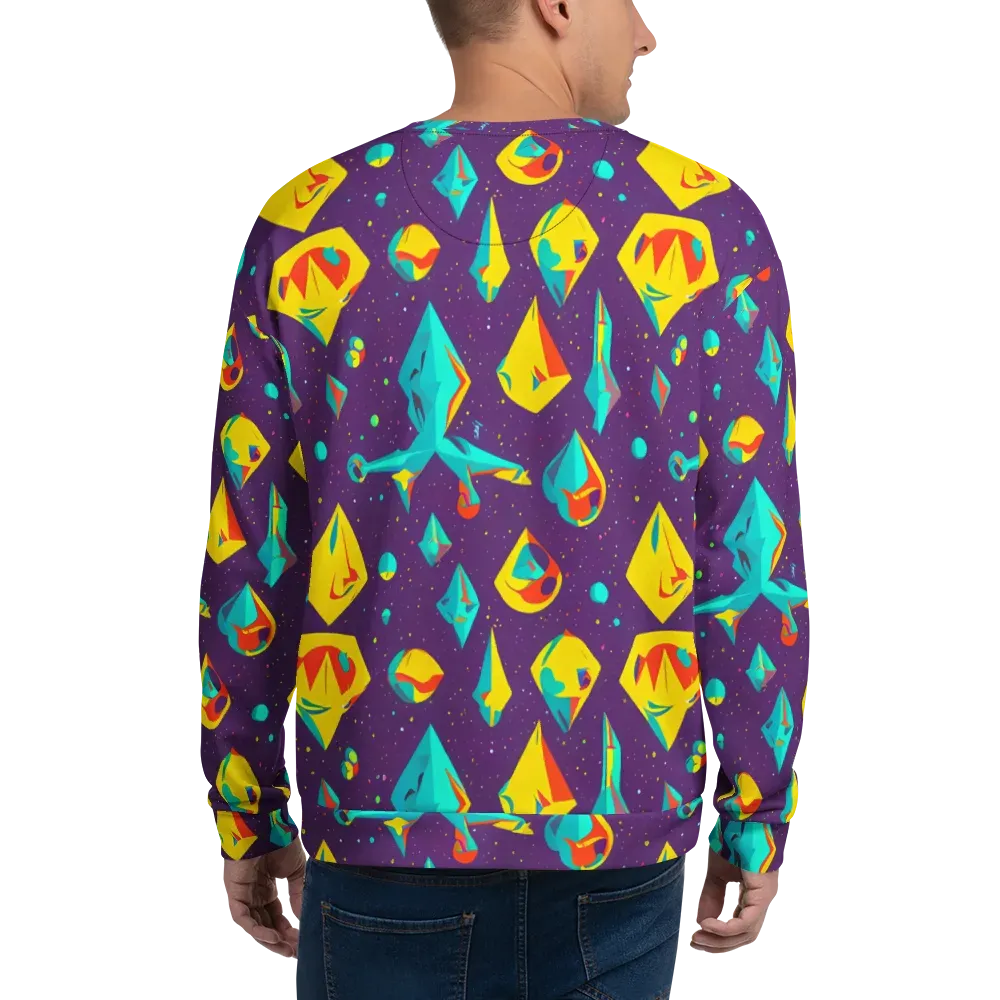 Cascading Prism on Sweatshirt — Back