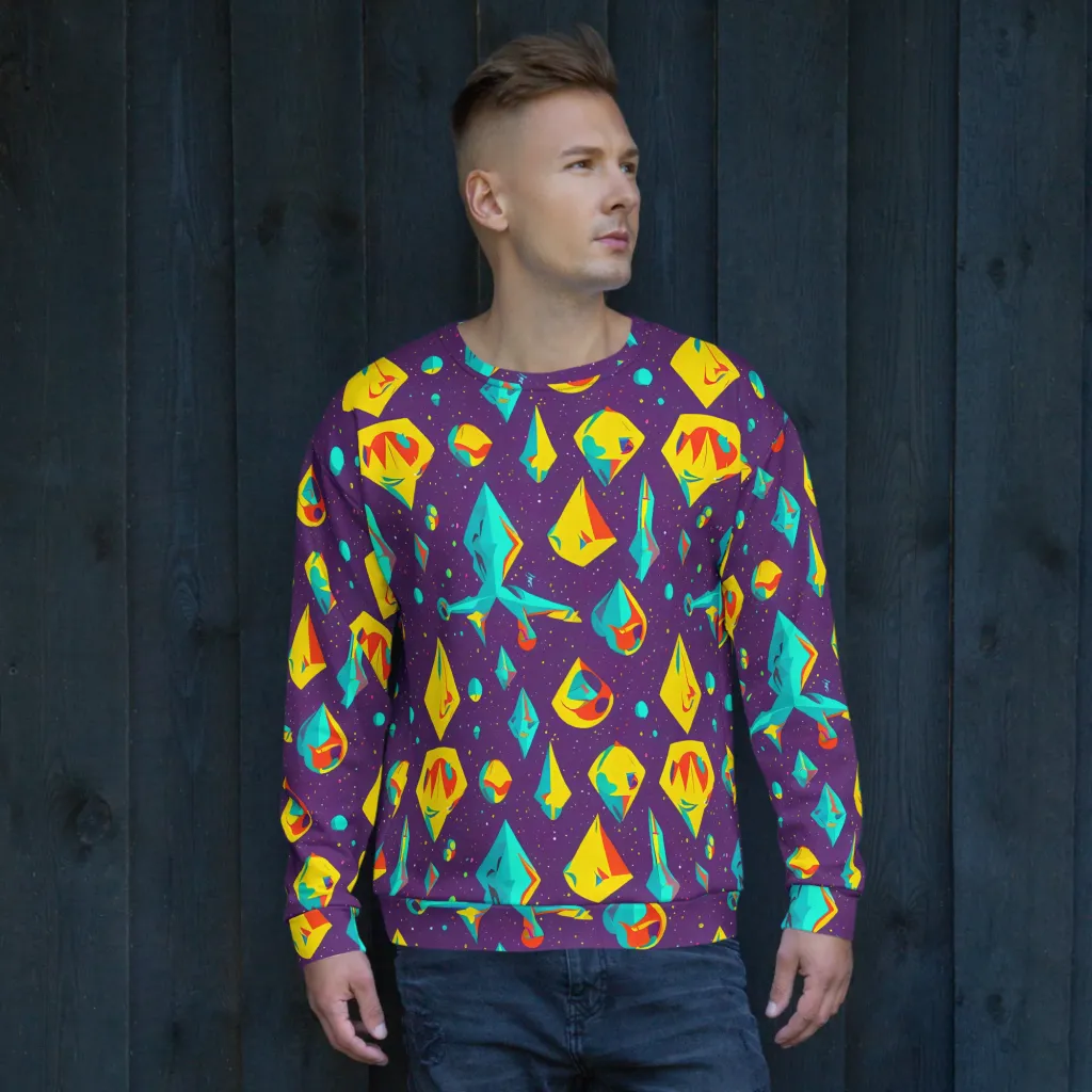 Cascading Prism on Sweatshirt — Front