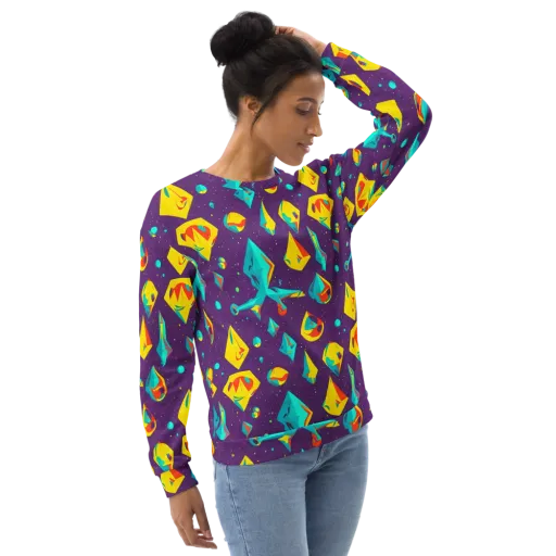 Cascading Prism on a Sweatshirt