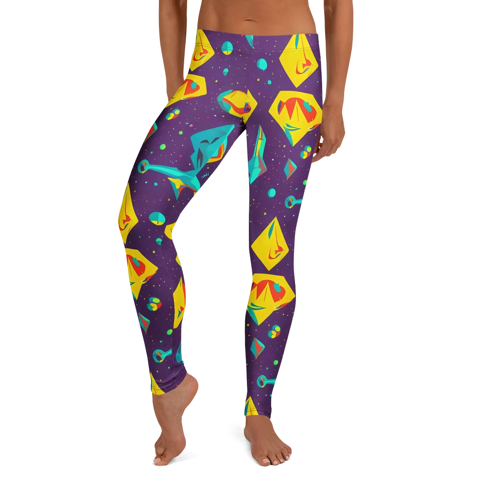 Cascading Prism on Leggings — Front