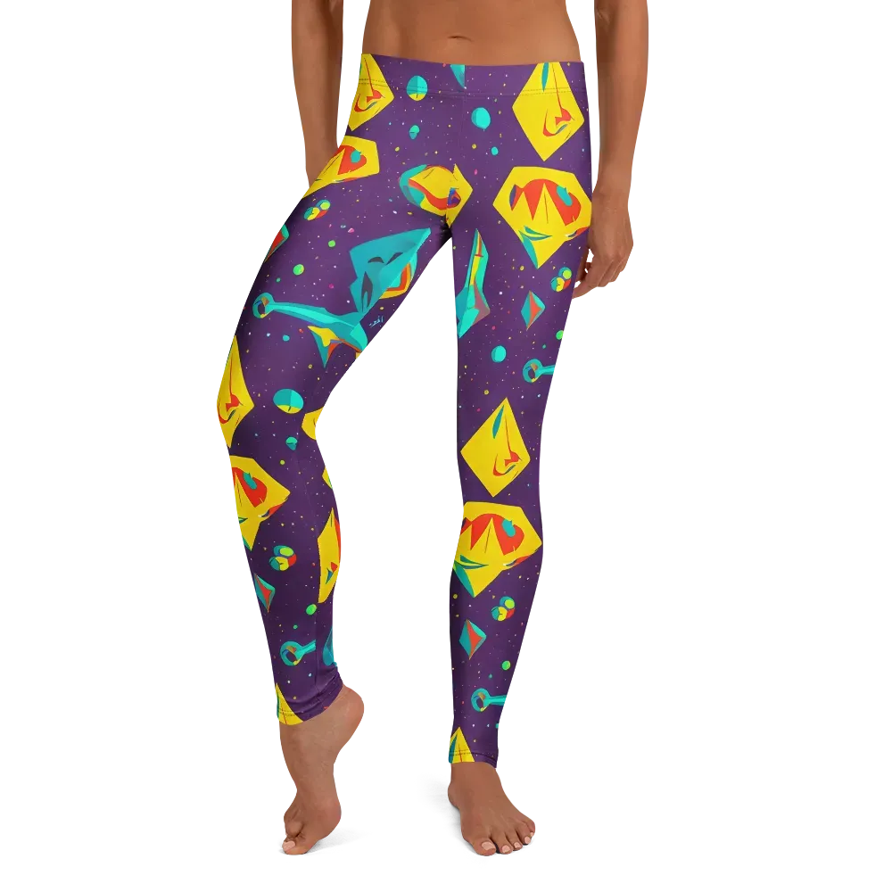 Cascading Prism on Leggings — Front