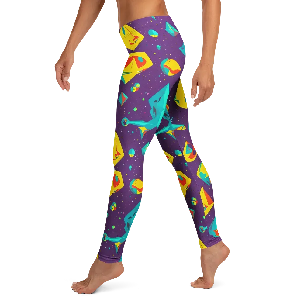 Cascading Prism on Leggings — Left