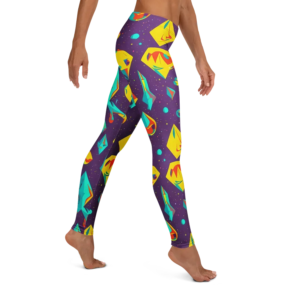 Cascading Prism on Leggings — Right