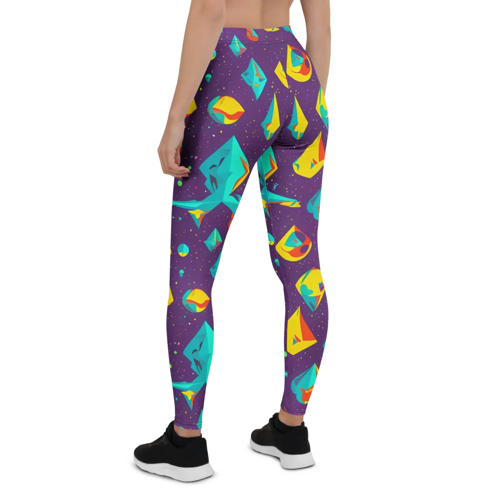 Cascading Prism on Leggings — Back
