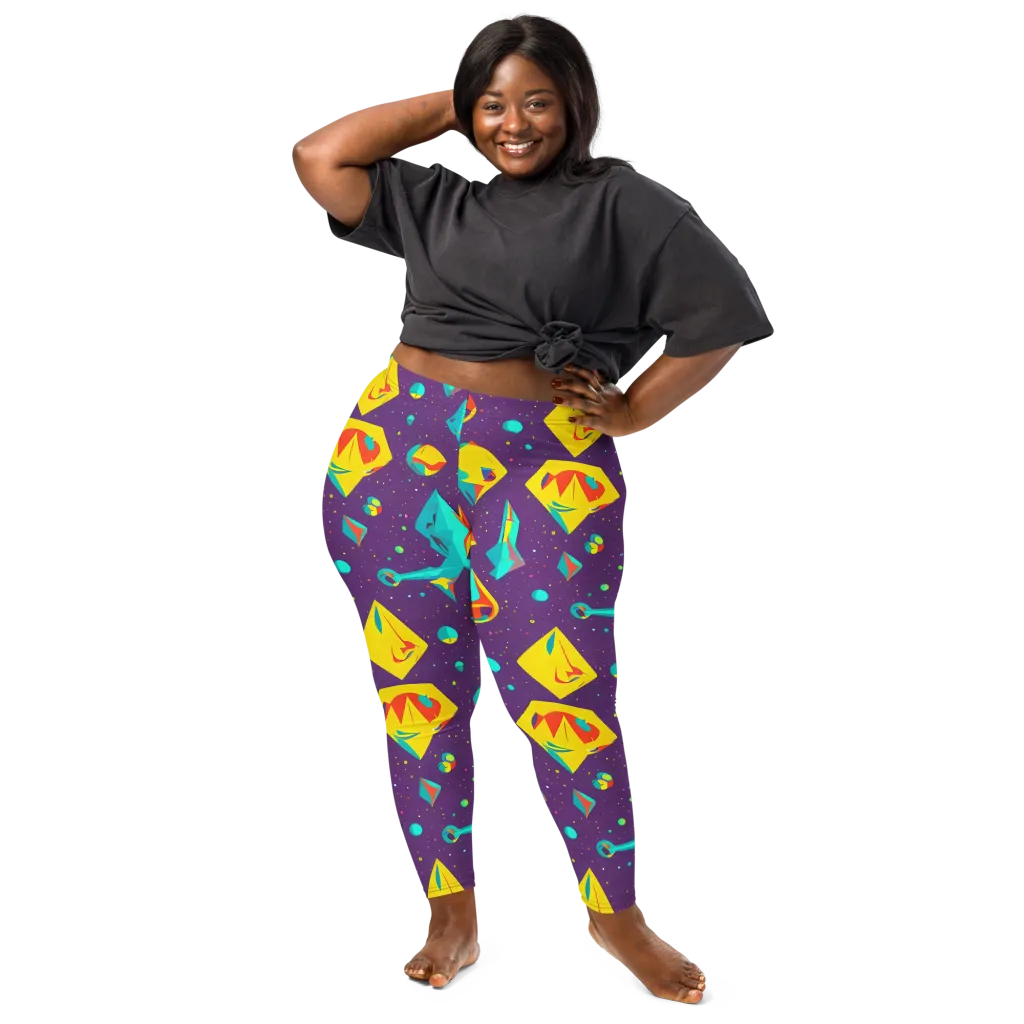 Cascading Prism on Leggings — Front