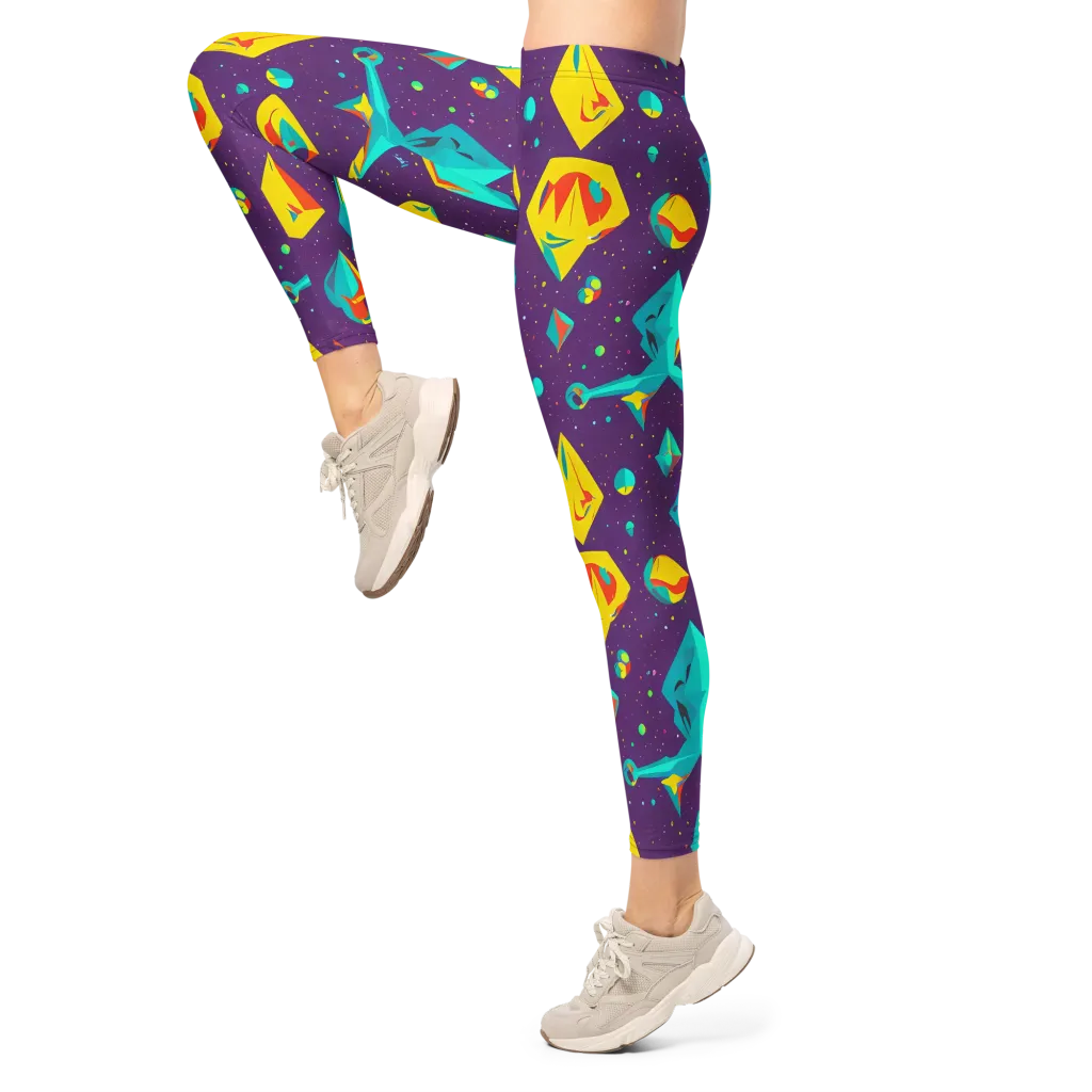 Cascading Prism on Leggings — Left