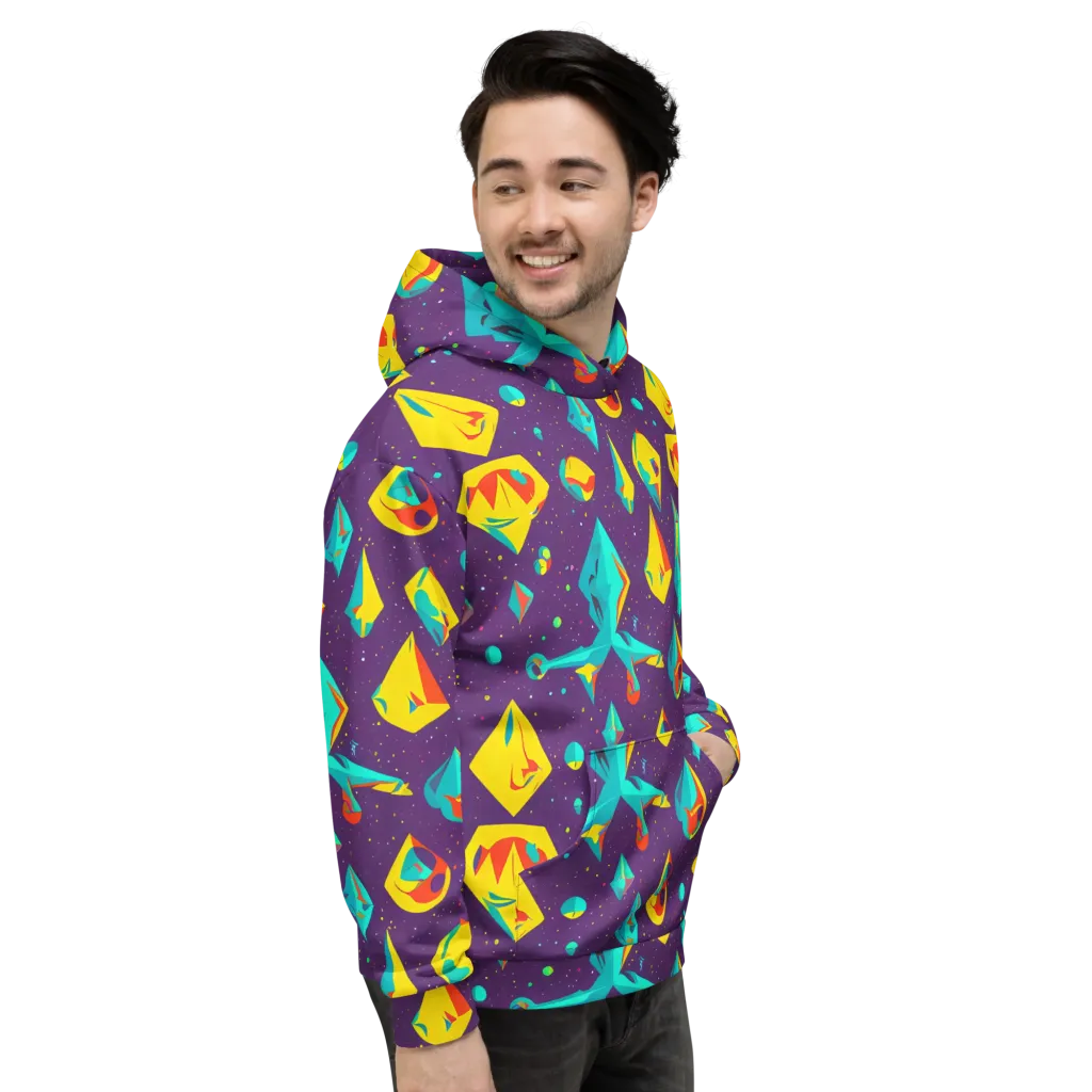 Cascading Prism on Hoodie — Right