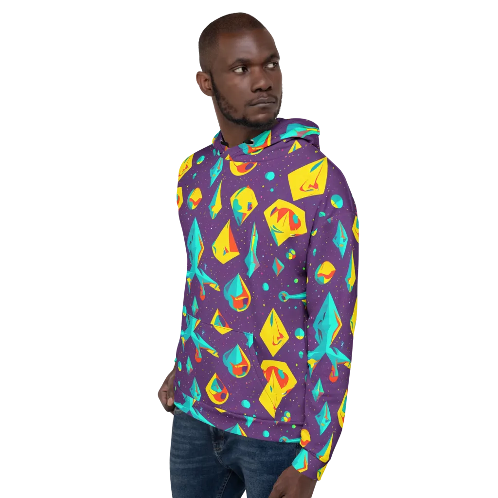 Cascading Prism on Hoodie — Left